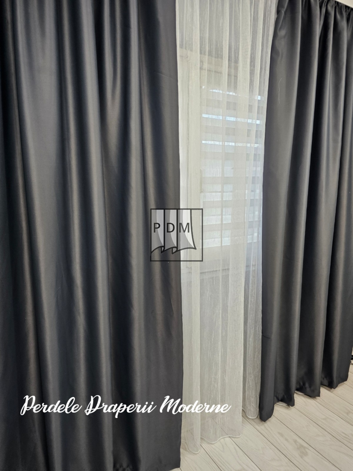 Draperie blackout, gri petrol imagine 2