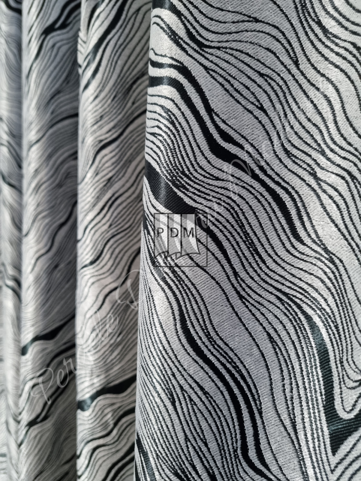 Draperie Blackout,model tigrat,gri imagine 3     