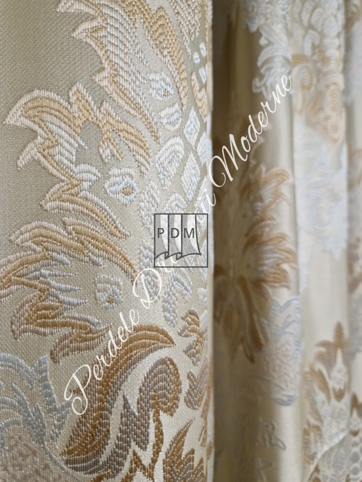 Draperie saten,crem/bej imagine 4
