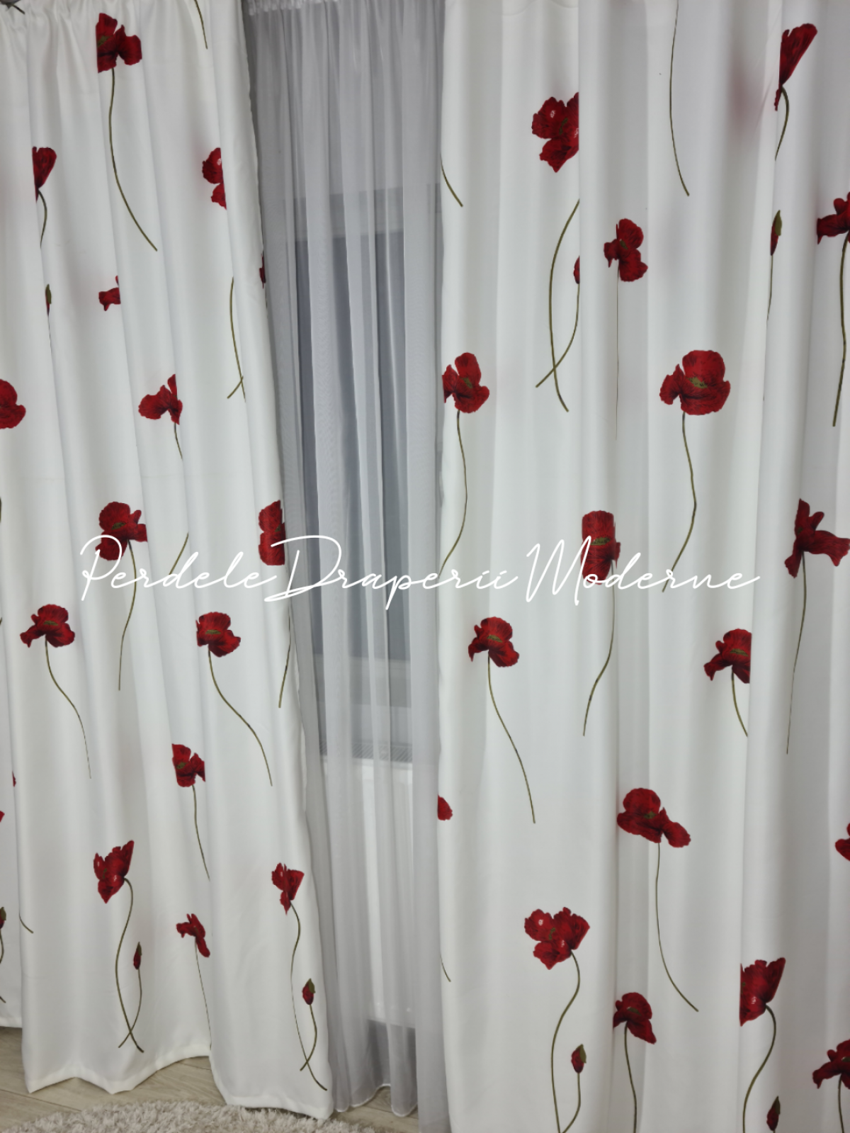 Draperie saten,ivoire imagine 4